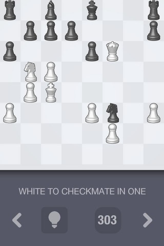 Checkmate in One - 303 Chess Puzzles FREE screenshot 2