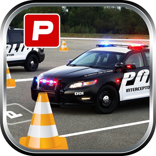 3D Police Car Parking -Real Driving Test Simulator icon