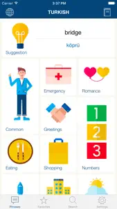 Learn Turkish Phrases & Words screenshot #1 for iPhone
