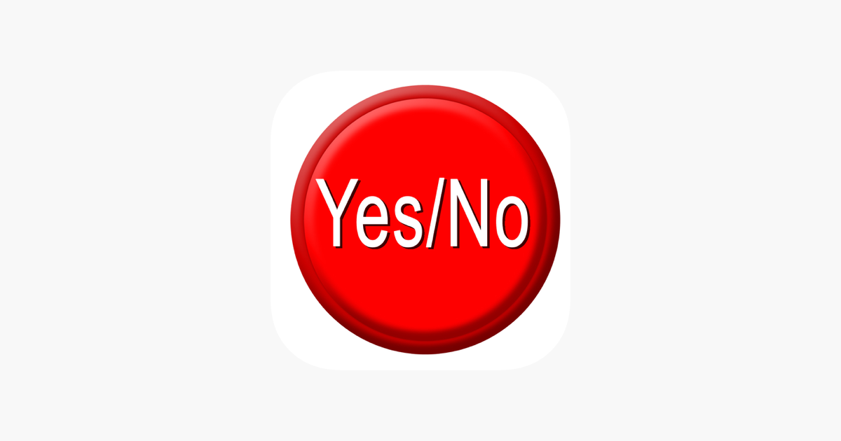 Yes / No Button Free on the App Store