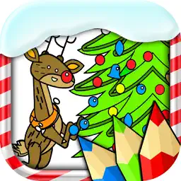 Christmas Colorfly – Free Color.ing Book for Kids app icon