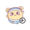 Shiro Hamster 2 animated sticker