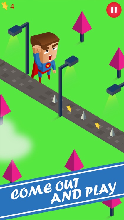 Jumpy SuperHero Adventure - SuperMan Version screenshot-3