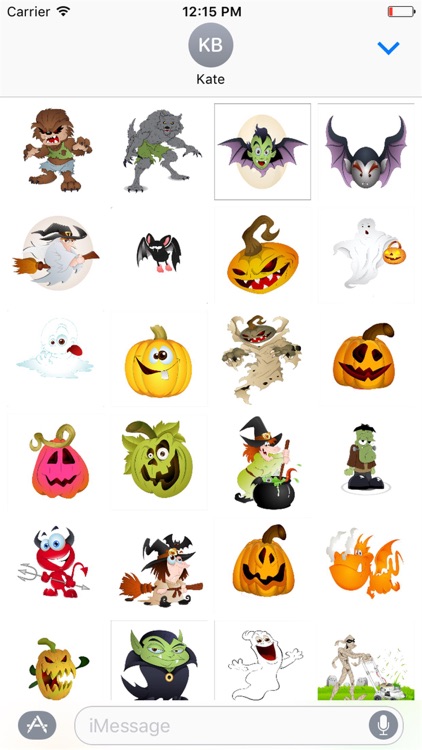 Halloween Stickers Scary Edition