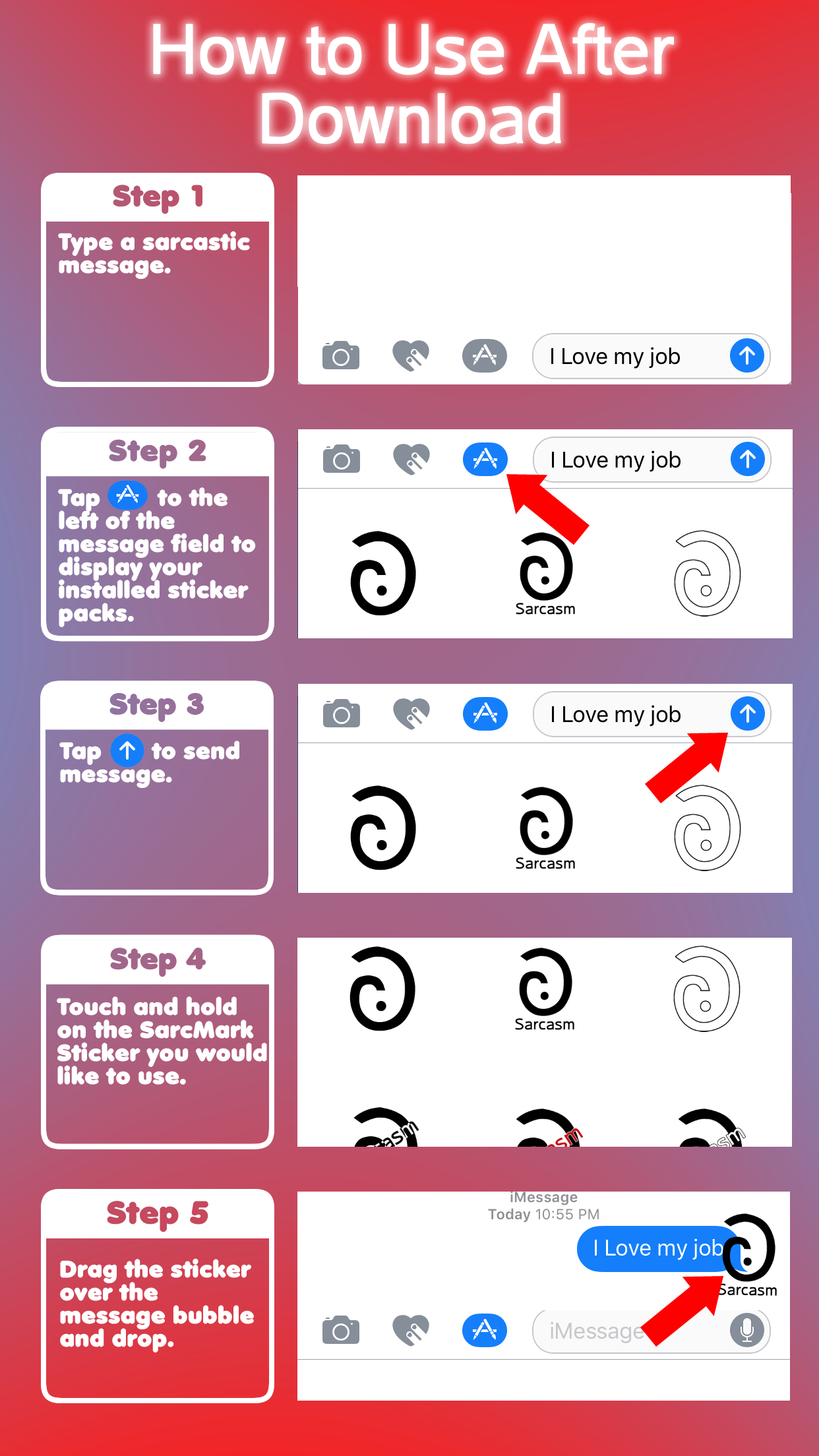 SarcMark - Sarcasm Punctuation Stickers