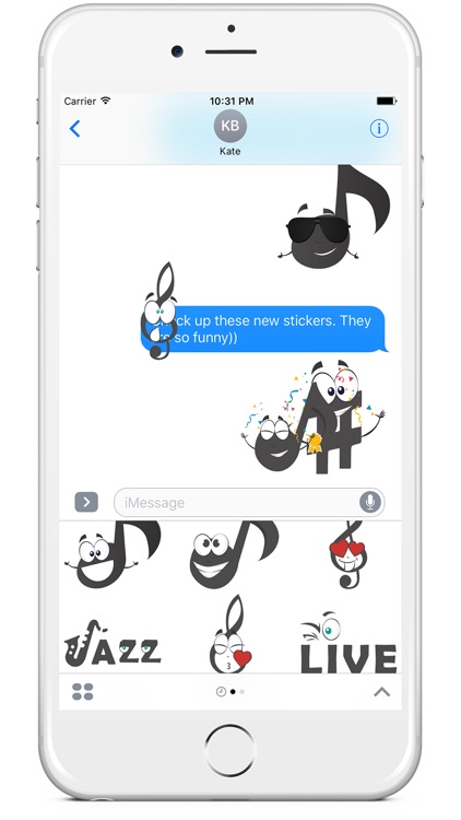 Jazz Emojis - Cool Music Stickers