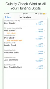 Wind Direction for Deer Hunting - Deer Windfinder screenshot #3 for iPhone