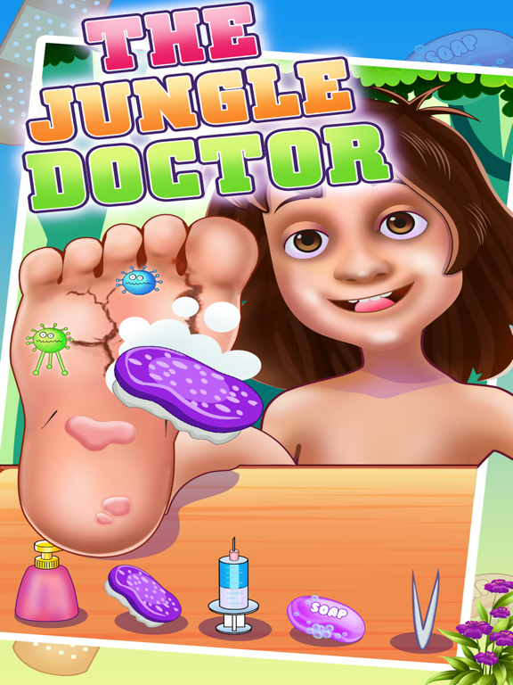 The Jungle Doctor: Foot spa hospital game for kidsのおすすめ画像1