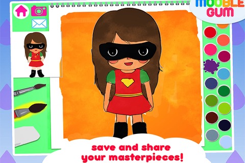 superhero coloring book - painting app for kids  - learn how to paint a super heroesのおすすめ画像5