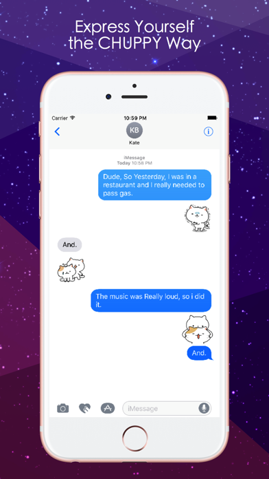 Screenshot #1 pour Chuppy Sticker