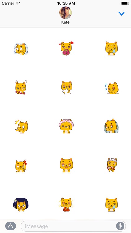 Adorable Yelly Cat Animated Stickers screenshot-4