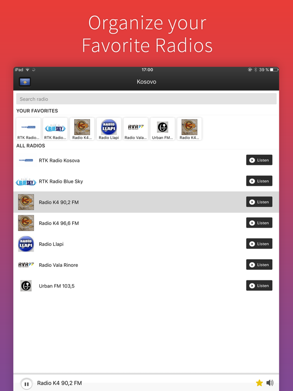 Screenshot #5 pour Radio Kosovo - Radios KOS FREE - Kosova