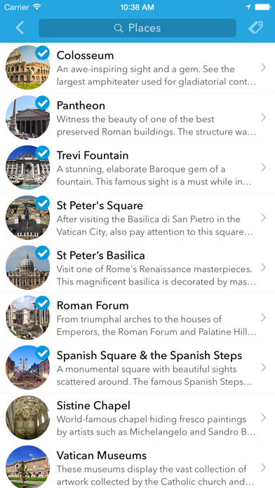 Screenshot #3 pour Rome - Carte hors ligne et guide de la ville