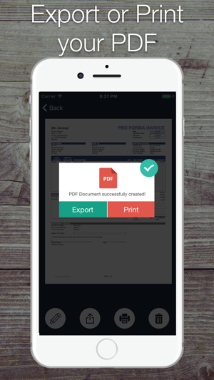 PDF Scanner, Editor & Printer Screenshot