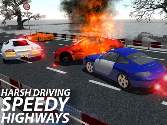 Crazy Smashy Road Racing: Cars Battle iPad screenshot