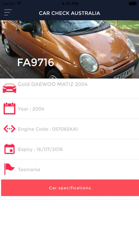 Car Check Australia screenshot 2 of 5