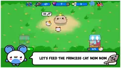 Princess Cat Nom Nom - Clicker & Idle iPhone image 1