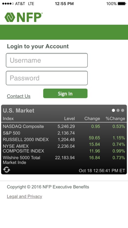 NFP Exec Mobile