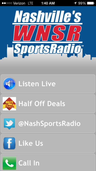 Screenshot #1 pour Nashville Sports Radio