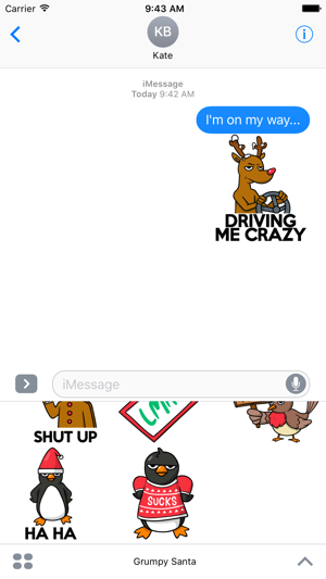 Grumpy Santa Xmas Stickers(圖3)-速報App