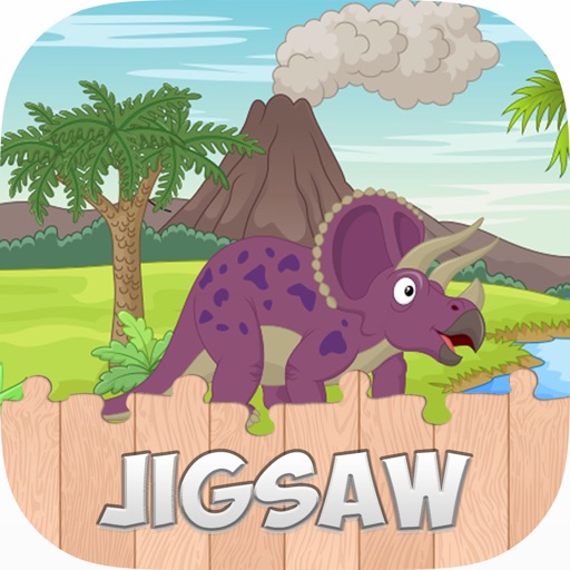 Dinosaur Jigsaw Puzzle for Kids Girls & Boys Icon