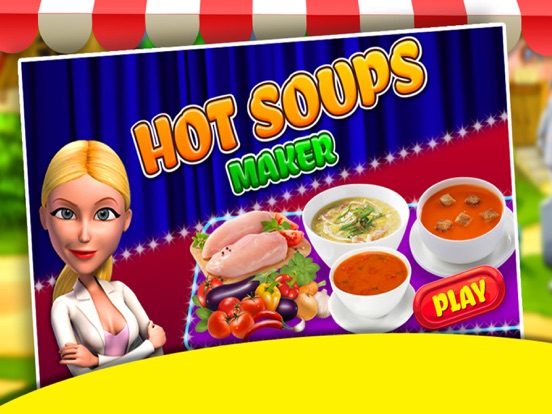 Soups Cooking In The Kitchen - Hot Soup Maker iPad screenshot