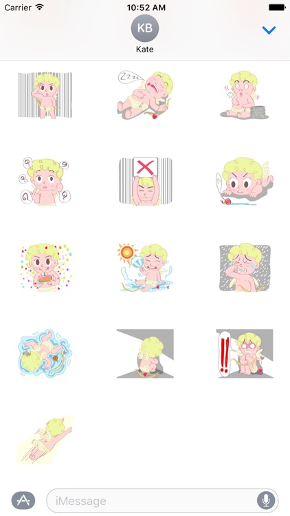 Baby Cupid Sticker