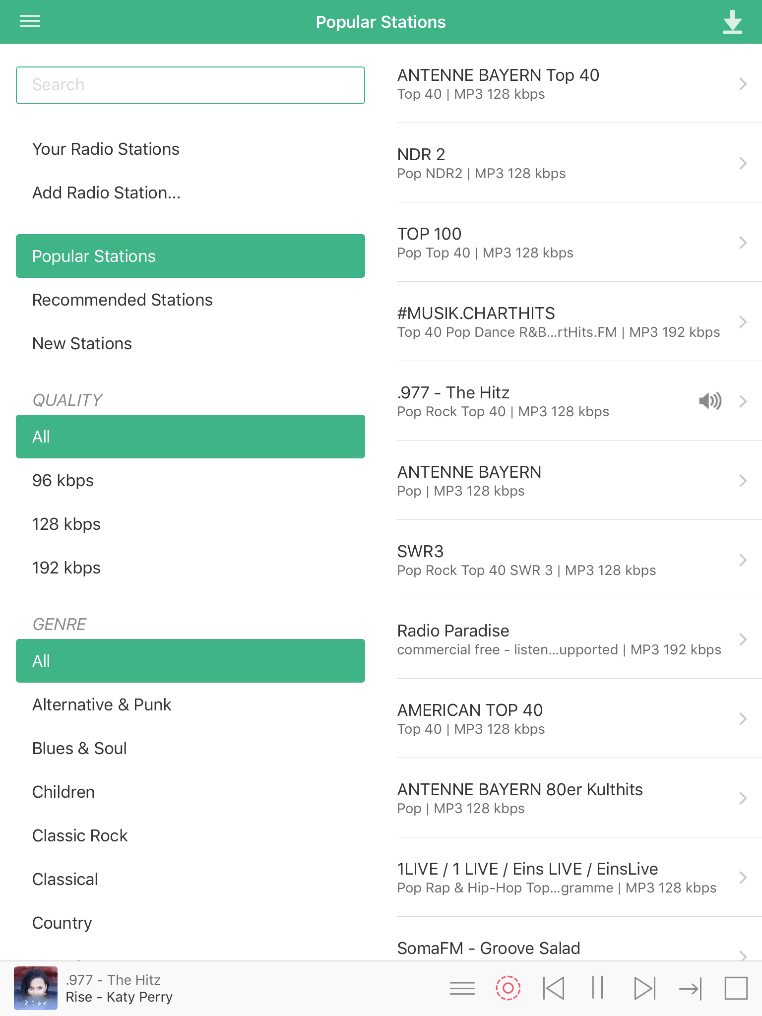 SonicWeb Internet Radio Player