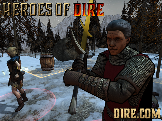 Heroes of Dire iPad app afbeelding 3