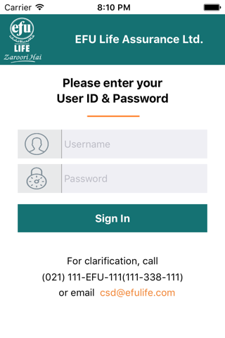 EFU Life Agent App screenshot 2