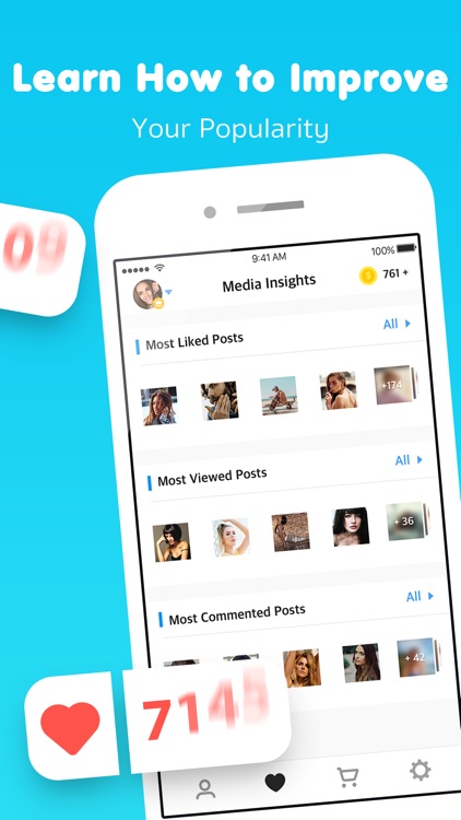Followers Reports & Likes Analytics for Instagram