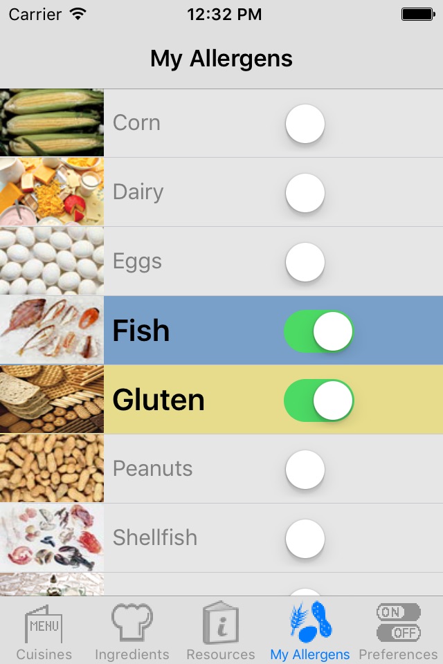iEatOut Gluten Free & Allergy Free screenshot 3
