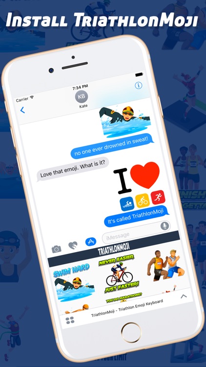 TriathlonMoji - Triathlon Emoji Keyboard