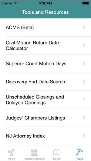 Court Caddy: NJ Attorney App(圖5)-速報App
