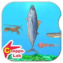 Delicious! SeaCreatures -Simple Pictorial Book Kids Game - app icon