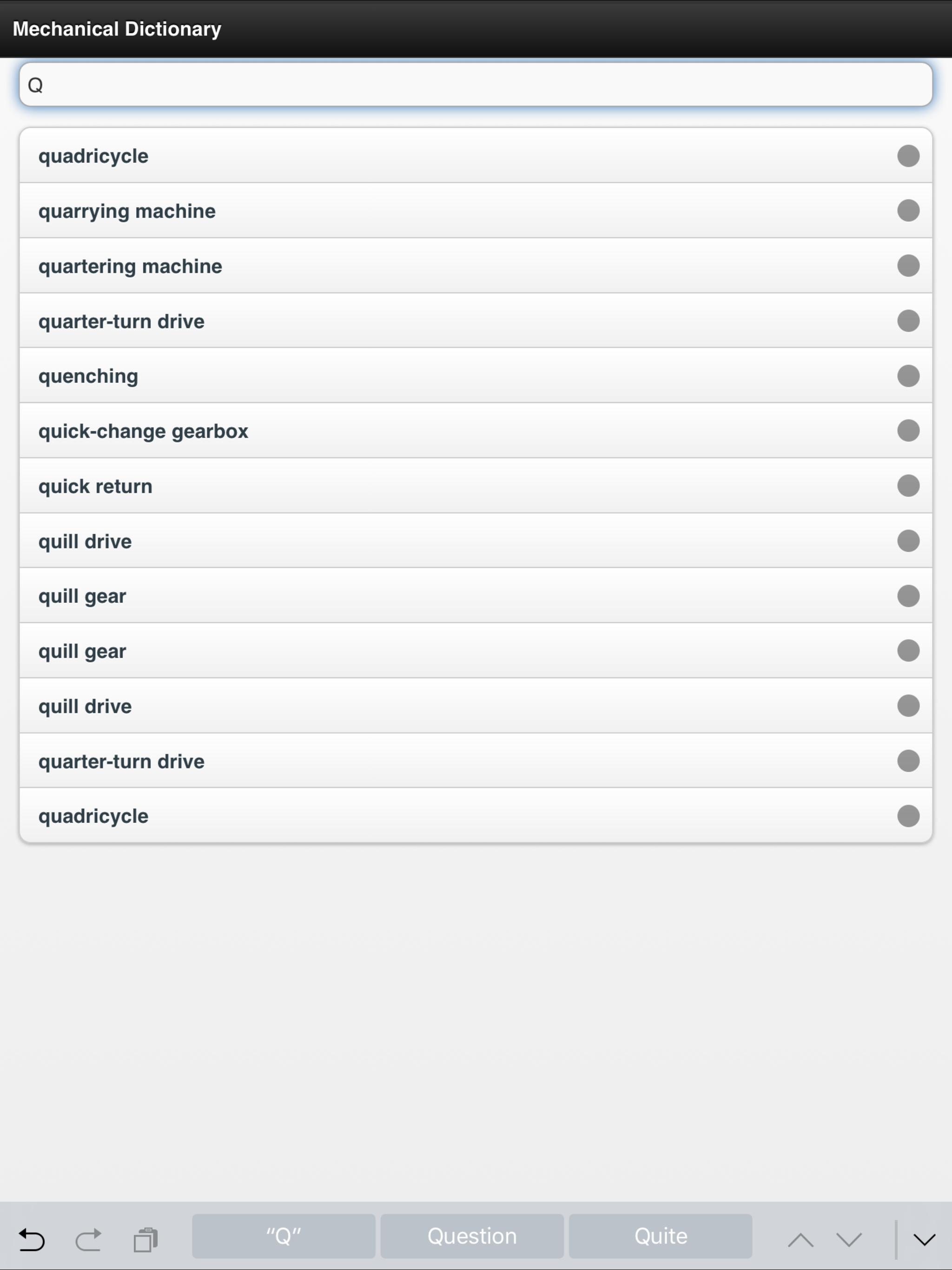 Mechanical Dictionary Offline screenshot 5