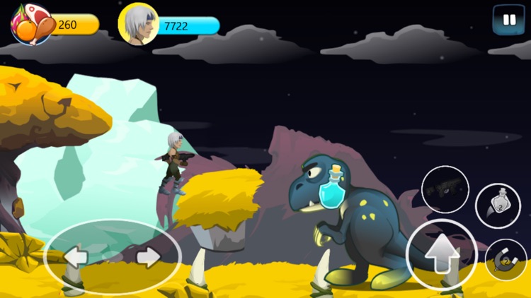 Dino vs man adventure - fight and dodge game screenshot-3
