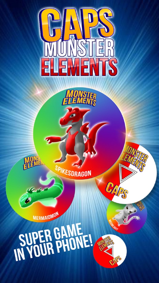 #2. Caps Monster Elements (iOS) 由: Alina Sapolgina