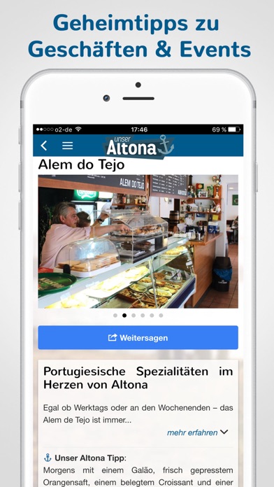 Unser Altona iPhone screenshot 4 - Food & Drink app