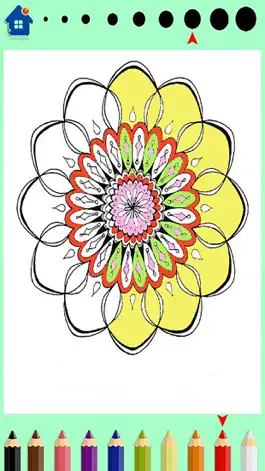 Game screenshot Mandala coloring book-design apk