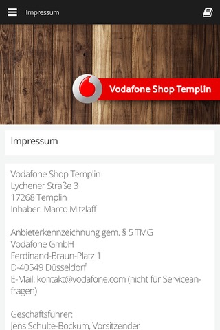 Vodafone BusinessStore Templin screenshot 2