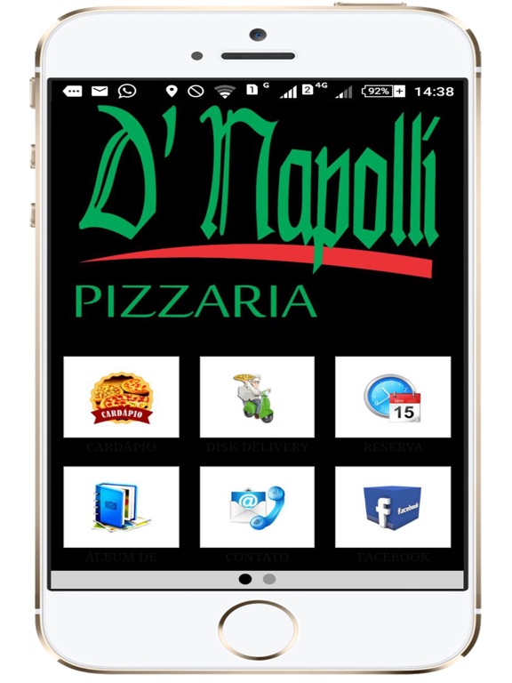 D'Napolli Pizzaria iPad screenshot