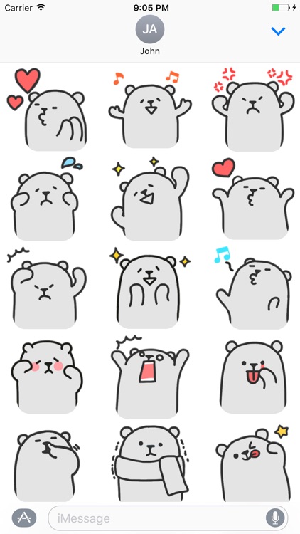 Gummy Bear Stickers Pack for iMessage