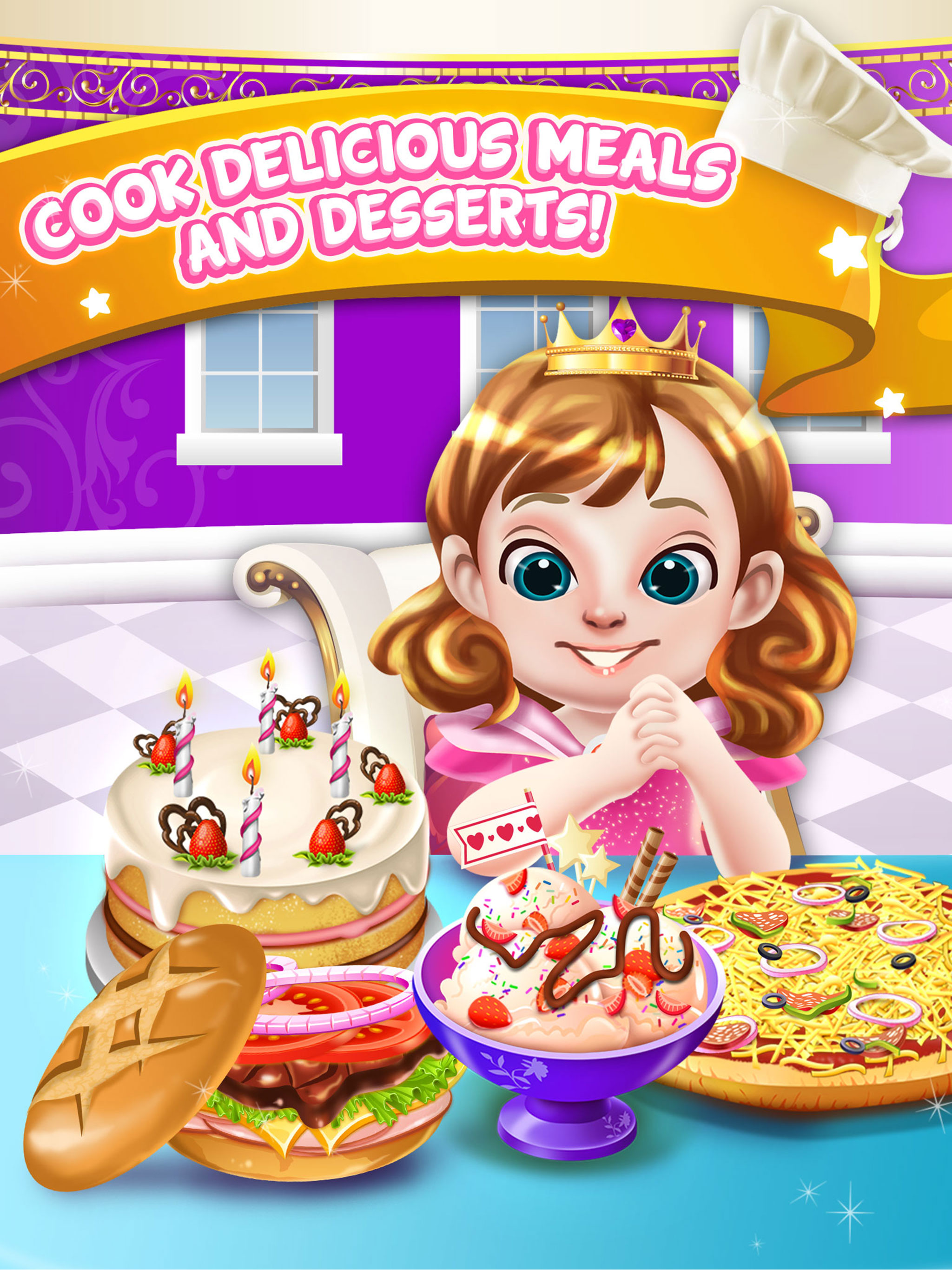 Kids Princess Food Maker Cooking Games Free