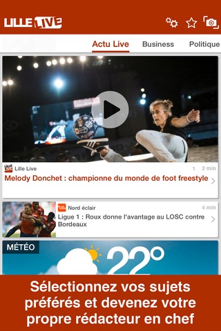 Lille Live screenshot 2