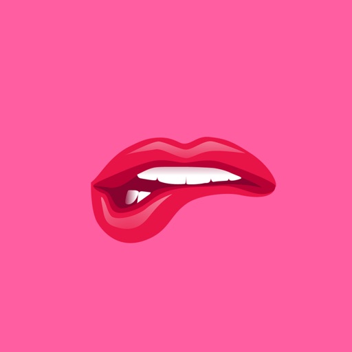 Flirty Lips Stickers icon