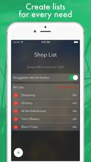 How to cancel & delete shop list - create shopping lists on-the-go 3