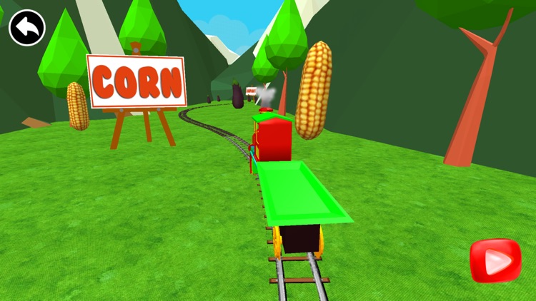 Fruits & Vegetables Train Driving Game For Kids screenshot-3