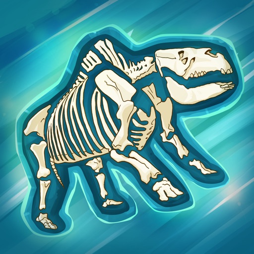 Ice Age Bones - Paleontology & Dinosaurs Icon