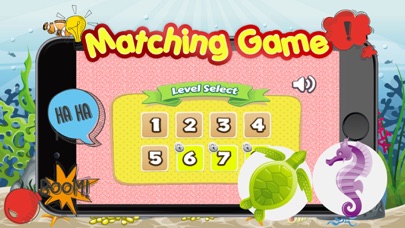 How to cancel & delete Find the Pair Sea Animals Free Matching Kids Games from iphone & ipad 3